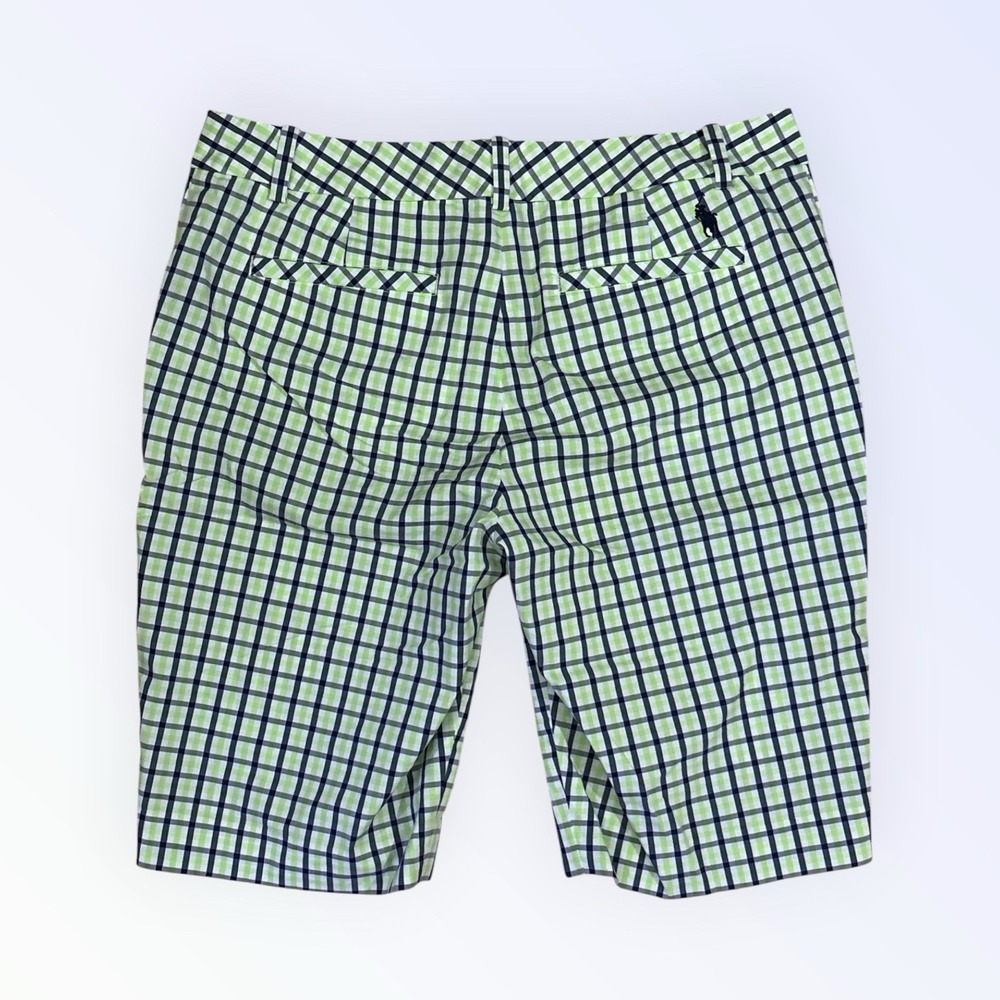 Polo Golf Ralph Lauren Green & Blue Plaid Shorts Women's Size 6